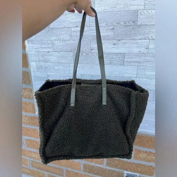 Kassiopea x Anthropologie Maxi Tote Bag olive green - Picture 5 of 8